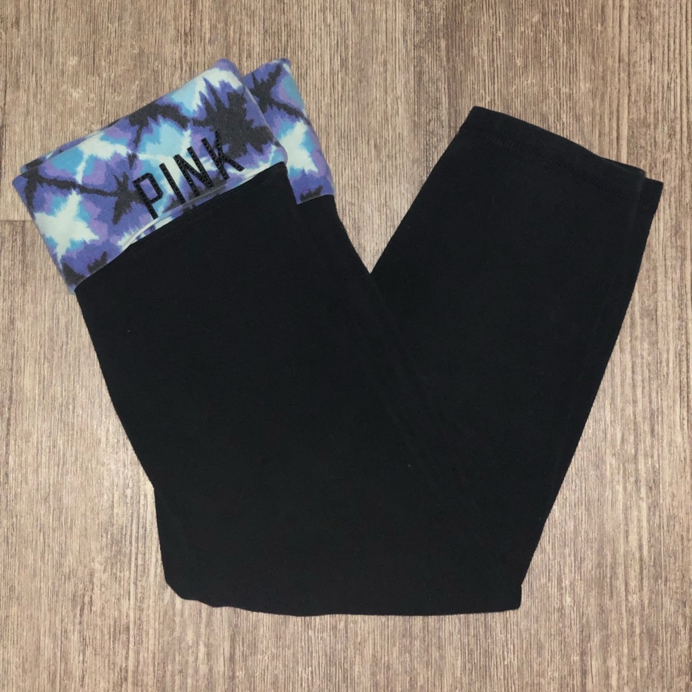 Pink/ Victoria Secret cropped leggings